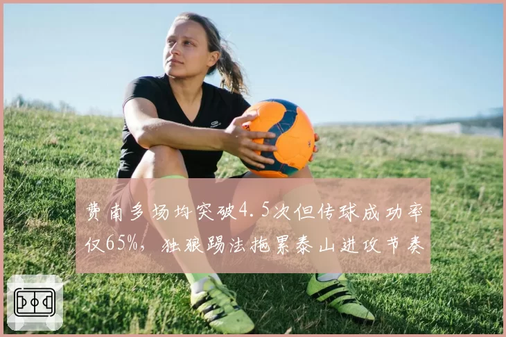 费南多场均突破4.5次但传球成功率仅65%，独狼踢法拖累泰山进攻节奏